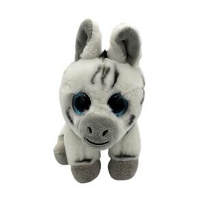 Ty Retired Beanie Boo Stripes the Zebra 6" Tall Mini Sized Plush Stuffed Animal